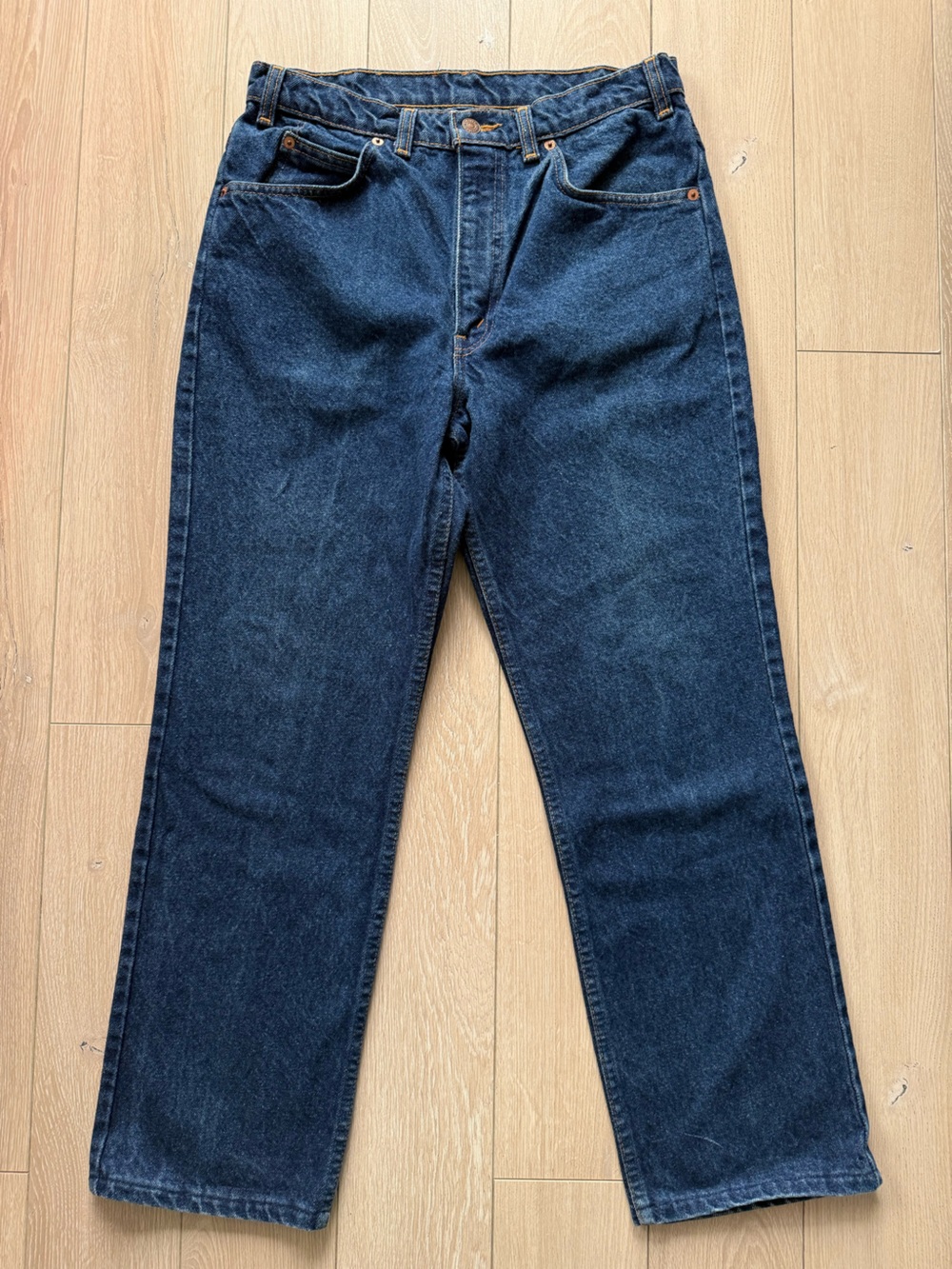 VTG 90s Levis 619 Orange Tab 32x30 Men’s Jeans Dark Indigo Denim Slim Straight